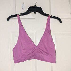Set of 2 Joyspun Comfort Bralettes - Blue (Large) and Pink (Medium)